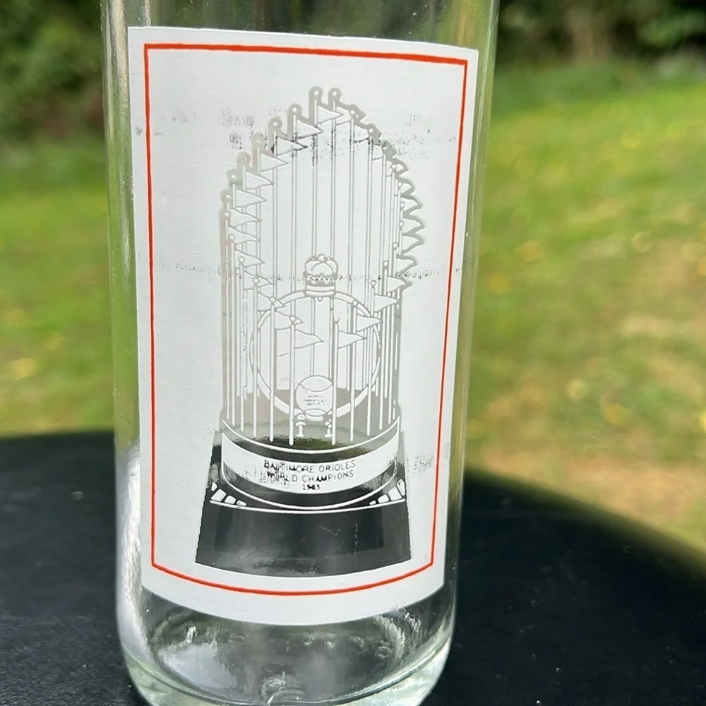 GENUINE 1983 MLB Baltimore Orioles World Series Champions Coca Cola Bottle 10oz